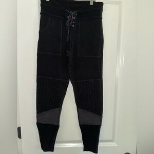 FP Movement black Surya leggings lace up